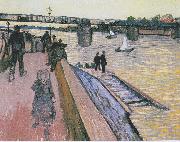 Vincent Van Gogh The Bridge of Triquetaille oil painting reproduction